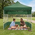 thumbnail image 5 of BotaniNest Translucent Outdoor Tent Tarp Rain Shelter Gear For Camping Backpacking And Emergency, 5 of 5