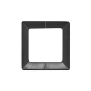 Couvercle pour base de poteau de 4 po x 4 po, noir