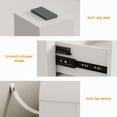 thumbnail image 4 of May in Color Modern Chest of Drawers, with Rounded Corners and Soft Close Drawers, 1 Piece, White, 4 of 8
