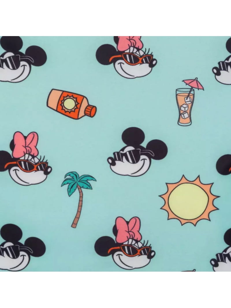 Disney Parks Mickey and Minnie Mouse Beach Loungefly Mini  display picture 3