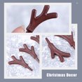 thumbnail image 5 of PTOOTP Mini Christmas Baubles Snowman Hand Branch Antler Craft Plastic 120Pcs 1.9X1.2In, 5 of 8