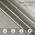 thumbnail image 4 of Inosoo Clear Gray Shower Curtain Liner, 100% EVA Heavy Duty & Soft, 72"x 72" , Magnetic, 4 of 10