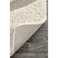 thumbnail image 2 of nuLOOM Carolyn Modern Shag Area Rug, 7' 10" Round, Cream, 2 of 7