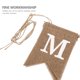 thumbnail image 3 of unbranded Banner Colgante Vintage Mr Y Mrs En Arpillera Para De Bodas Y Celebraciones, 3 of 8