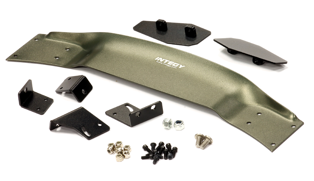 INTEGY 1/10 Scale Aluminum Rear Wing For RC Models - 185mm Width, Precision Crafted, Realistic Detail - View #8