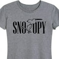 thumbnail image 3 of Peanuts - Skater Snoopy - Women's Short Sleeve Graphic T-Shirt, 3 of 6