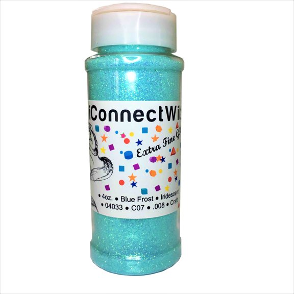 iConnectWith Glitter - Blue Frost Light Blue Extra Fine Glitter