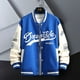thumbnail image 3 of Abrigo de béisbol informal de Hip Hop para hombre, cazadora de uniforme de béisbol Unisex ajustada, tendencia juvenil, ropa universitaria de otoño, 3 of 5
