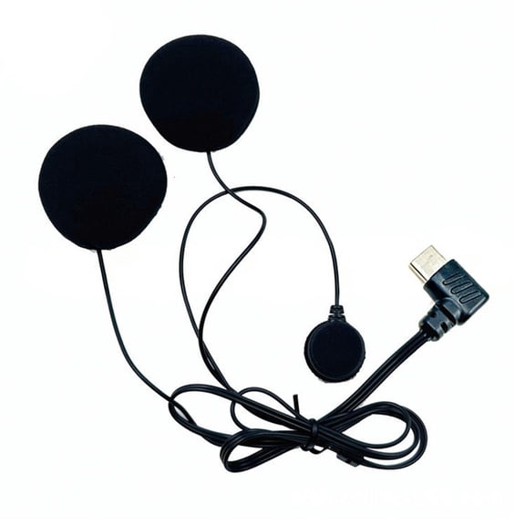 Rechargeable Type C Helmet Headset Microphone Adjustable Clear Sound Output
