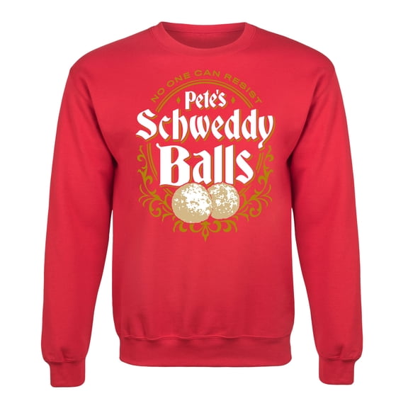 Instant Message - Petes Schweddy Balls - Adult Crew Fleece