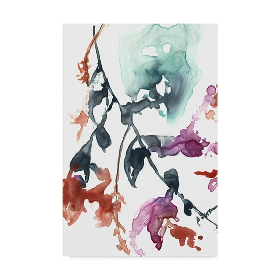 Trademark Fine Art 'Hanging Fuchsia I' Canvas Art by Jennifer Goldberger