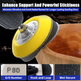 thumbnail image 5 of 133 PCS Sanding Disc Drill Polishing Kit Sanding Attachment, 3 Inch Wet Dry Headlight Restoration Kit,for Car Wood Metal,1 set sandpaper,As Shown, 5 of 6