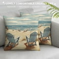 thumbnail image 3 of Chilfamy Storybook Illustration Fashion Style Dirt-Resistant Throw Pillow Covers for Couch Sofa Bed Living Room Bedroom Pillowcase, Suitable for Home Decor, 1PC 24x24in, 3 of 5