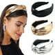 thumbnail image 1 of Diadema para el cabello: turbante ancho anudado, diademas lindas de moda, accesorios para el cabello, 1 of 7