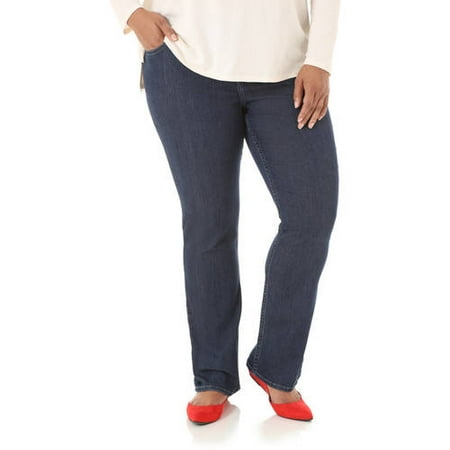 Lee Riders Womens Plus Size Slender Stretch Bootcut Jean
