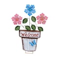 thumbnail image 2 of Maceta para flores, decoración de estaca de jardín, decoración 2D, accesorio de Metal, adorno para exteriores práctico y resistente, señal de patio, 2 of 8
