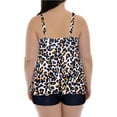 thumbnail image 4 of HAWEE Womens Plus Size Tankini Swimsuits with Shorts Two Piece Bathing Suit Floral Printed Swimwear, 4 of 4
