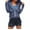 Blue, variant on Workout Exercise Tops Women's Spring and Summer Solid Color Cationic Jacket Breathable Running Sports Yoga Jacket Orange S