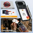 thumbnail image 3 of Oupeigar for Google Pixel 10 Pro XL Case with Card Holder(4 Cards)&Sliding Camera Cover&Kickstand[RFID Blocking]Shockproof Wallet Phone Case-Black, 3 of 9