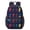 Waterproof Heavy Duty Fabric, variant on Bigfoot and Silhouette White Pattern 17" School Backpacks for Teens,Waterproof Oxford Fabric,S-Shape Padded Straps for School,Travel,Hiking,Camping