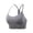 Grey, variant on Women Wirefree Travel Bra High Support Fitness Sports Bra for Women with Adjustable Straps and Maximum Comfort XXL Purple