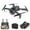 Black, variant on Black 1080P Drones With Single Camera, Obstacle Avoidance, Wifi Remote Control, Foldable Quadcopter For Photography, 5.1X3.15X2.4In Folded, 0.7Lb Gross Weight