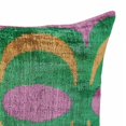 thumbnail image 4 of Bongo Silk Velvet Ikat Throw Pillow, 16" X 24", 4 of 5