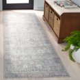 thumbnail image 2 of SAFAVIEH Arizona Phylliss Distressed Machine Washable Runner Rug, Dark Sage/Ivory, 2'6" x 8', 2 of 8