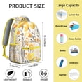 thumbnail image 6 of "Wildflower & Sunflower Backpack - Stylish School Backpack for Women, Water-Resistant, Spacious, Laptop Compartment, Comfortable", 6 of 6