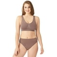 thumbnail image 2 of Wacoal womens B-smooth Bralette Bra, Deep Taupe, 34 US, 2 of 4