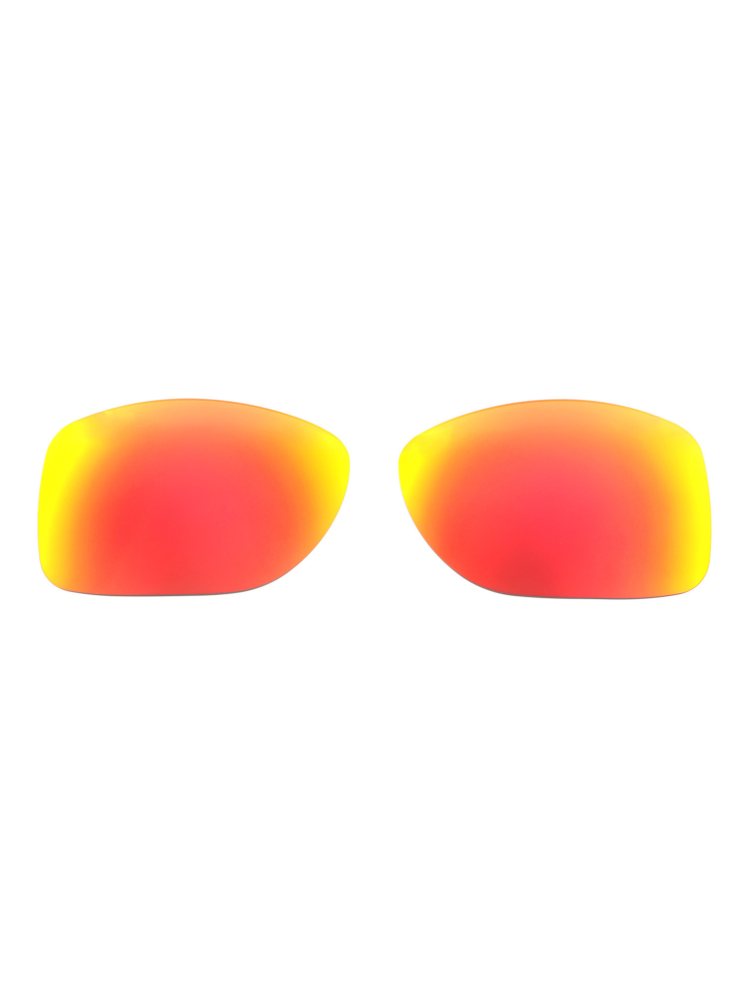 Walleva Fire Red Polarized Replacement Lenses for Oakley Gauge 8 M Sunglasses - image 1 of 7