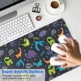 thumbnail image 4 of Long Mouse Pads for Desk,DarkGray Cartoon Dinosaurs Pattern Desk Mats on Top Of Desks, Desk Mouse Pad Extra Large with 3mm Non-Slip Base and Stitched Edge for Gaming,Office,Work,Home 35.4"x15.7", 4 of 6