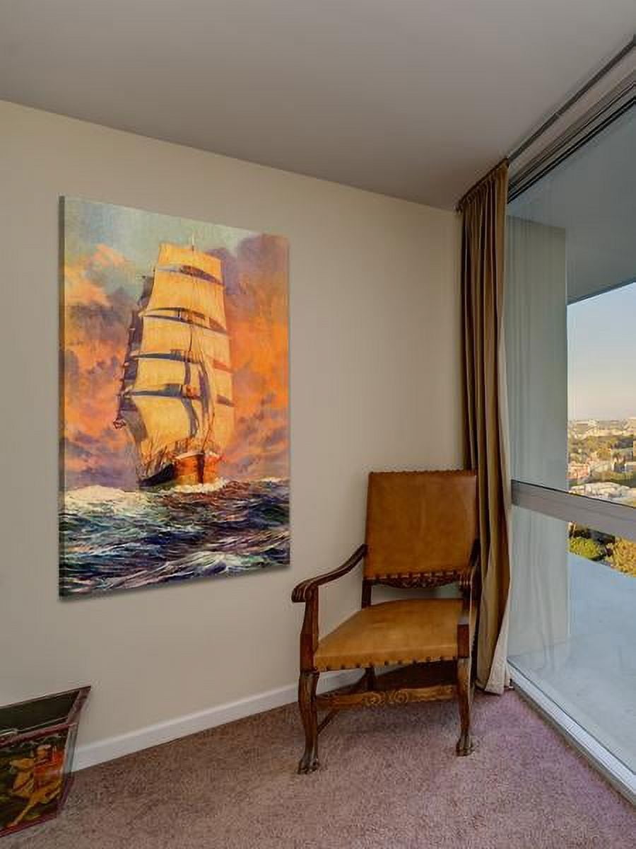 "Smooth Sailing" Painting Print on Wrapped Canvas