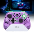 thumbnail image 1 of 2.4G Wire less Game Controller, Dual Vibration BT PC Gaming Controllers with Hall Effect Triggers and RGB Lighting for Switch  OS X Wins, Customizable Via Mobile App, 1 of 7