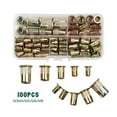 thumbnail image 2 of 100 Pcs Écrou Rivet Ou Écrou Rivet Fileté à la Main Pistolet BT606 M3 M4 M5 M6 M8 Double Insert Pistolet Rivet Manuel Outil Rivnut, Plus Utile et Sûr, 2 of 6