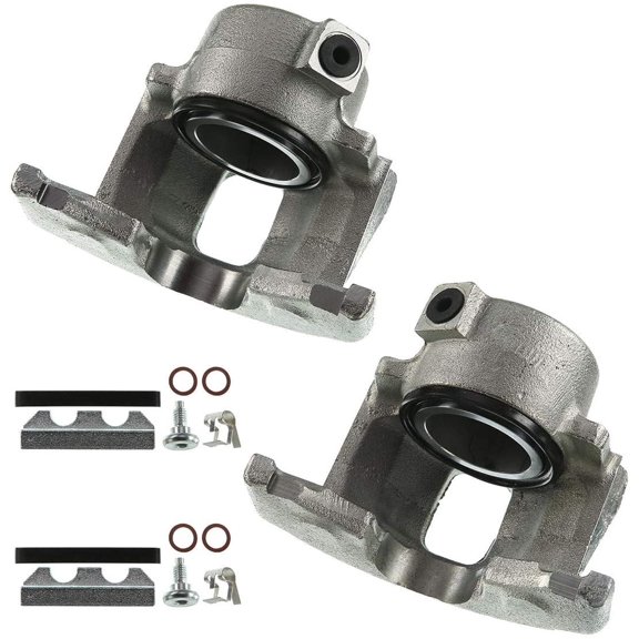 A-Premium Disc Brake Caliper Assembly Compatible with AMC AMX Concord Hornet Jeep CJ5 CJ7 Scrambler 1977-1981 Front Left Right Side 2-PC
