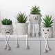 thumbnail image 4 of Marco de pared artificial de plantas artificiales en maceta de expresión, escritorio de entrada decoración del hogar, 4 of 6