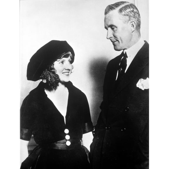 A Portrait Of Mary Miles Minter And Co Star Photo Print (24 x 30)