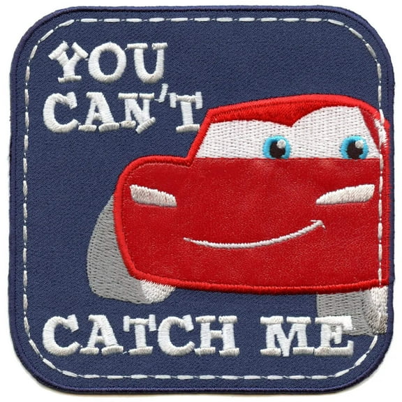 Disney Cars You Can't Catch Me Embroidered Applique Patch