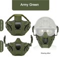 thumbnail image 1 of Tactical Half Face Mask Airsoft Iron Warrior Protective Hunting Outdoor Breathable Mask Wargame Paintball Accessories, 1 of 2