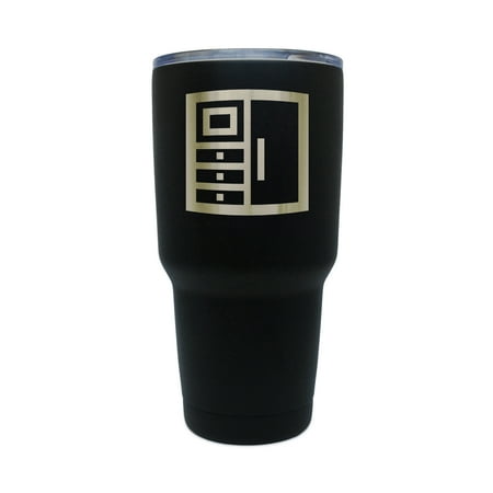 Integrated Home Appliances Black Stainless Steel Tumbler