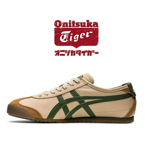 Onitsuka Tiger MEXICO 66 BEIGE/GRASS GREEN Men's/Unisex Sneakers US Size 4-11