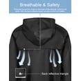thumbnail image 3 of Geeksport Men's Waterproof Ventilate Rain Suit, Breathability Rating: 5000g/m2/24hr, 3 of 6