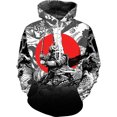 thumbnail image 3 of Sudadera con capucha con estampado 3D de samuráis para hombre, sudadera con capucha con gráfico de caballeros de armadura, sudaderas geniales de moda para niños, suéter superior Harajuku de invierno, 3 of 5