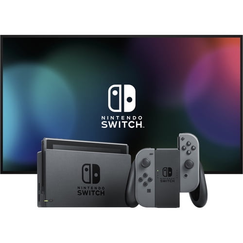 Nintendo Switch Gray HADSKAAAA with Super Mario 3D World +