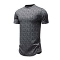 thumbnail image 1 of pstuiky camisetas de hombre, Nueva camiseta informal de moda para hombre, con estampado deportivo, de manga corta y cuello redondo. camisetas de hombre l, 1 of 8
