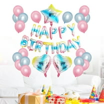 Masteelf Gradient Balloons HAPPY BIRTHDAY Alphabet Balloons Latex Baloons Party Decorations Party Supplies