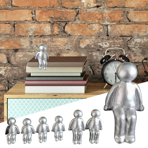 Desktop Decor,Figurines Family The For Women Choose Your Metal Decoration Adult Own Sculpture Child Personalised Statue Combination Desktop Ornament
