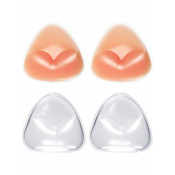 Mascarry 2 Pairs Silicone Bra Inserts Pushup Breast Pad Invisible