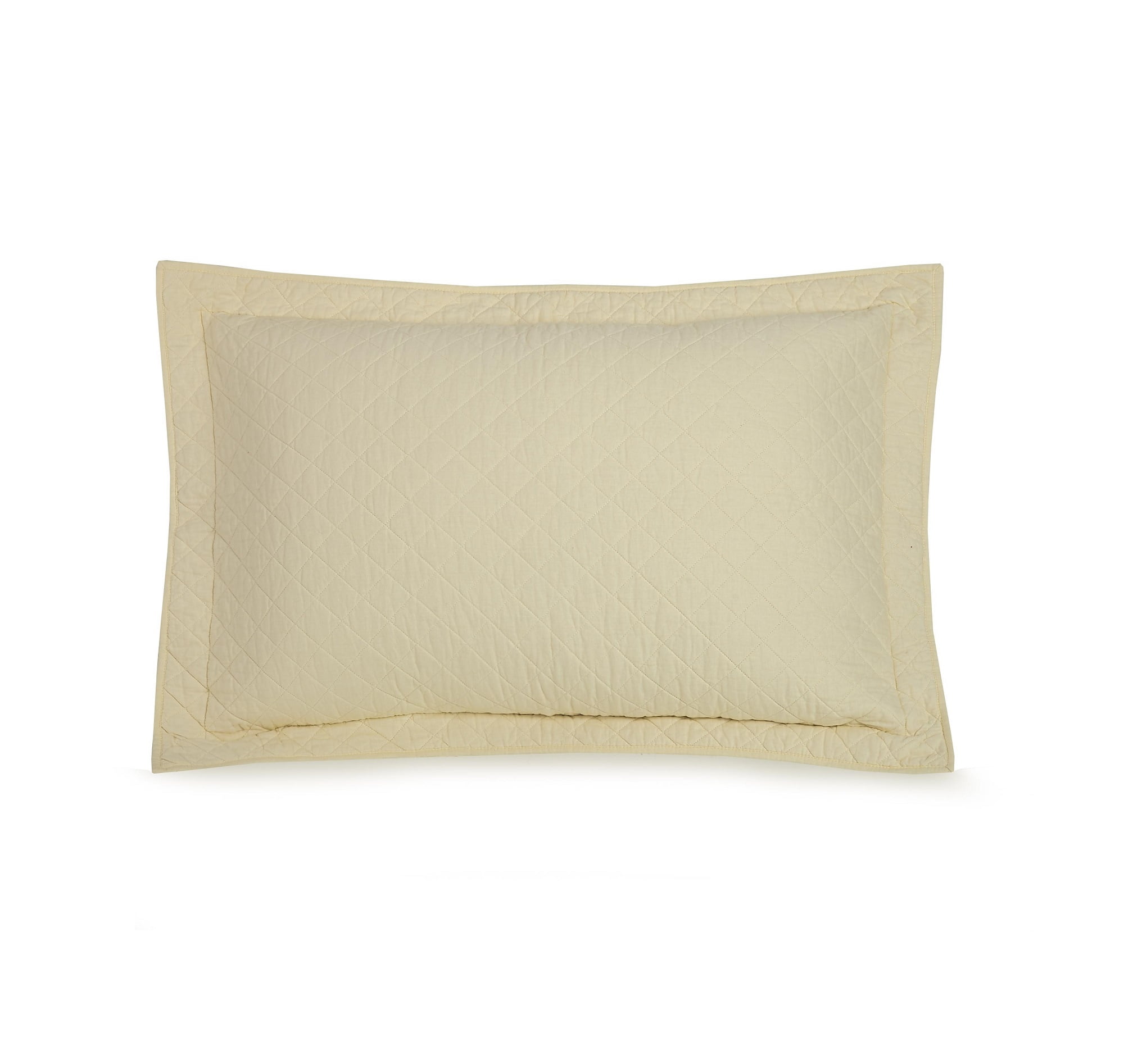Better Homes and Gardens Quilted Solid King Sham, Stone (2 Count)